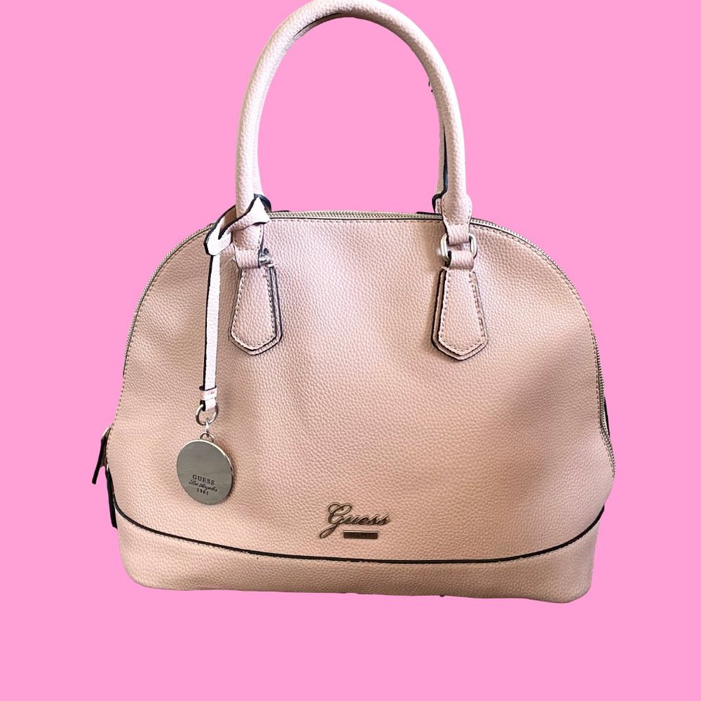 Pale Light pink Guess Los Angeles Vintage Handbag.